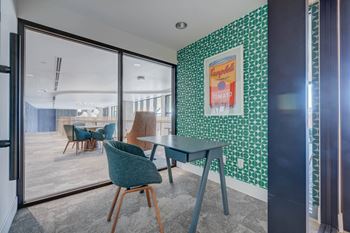 Co-work mezzanine lounge